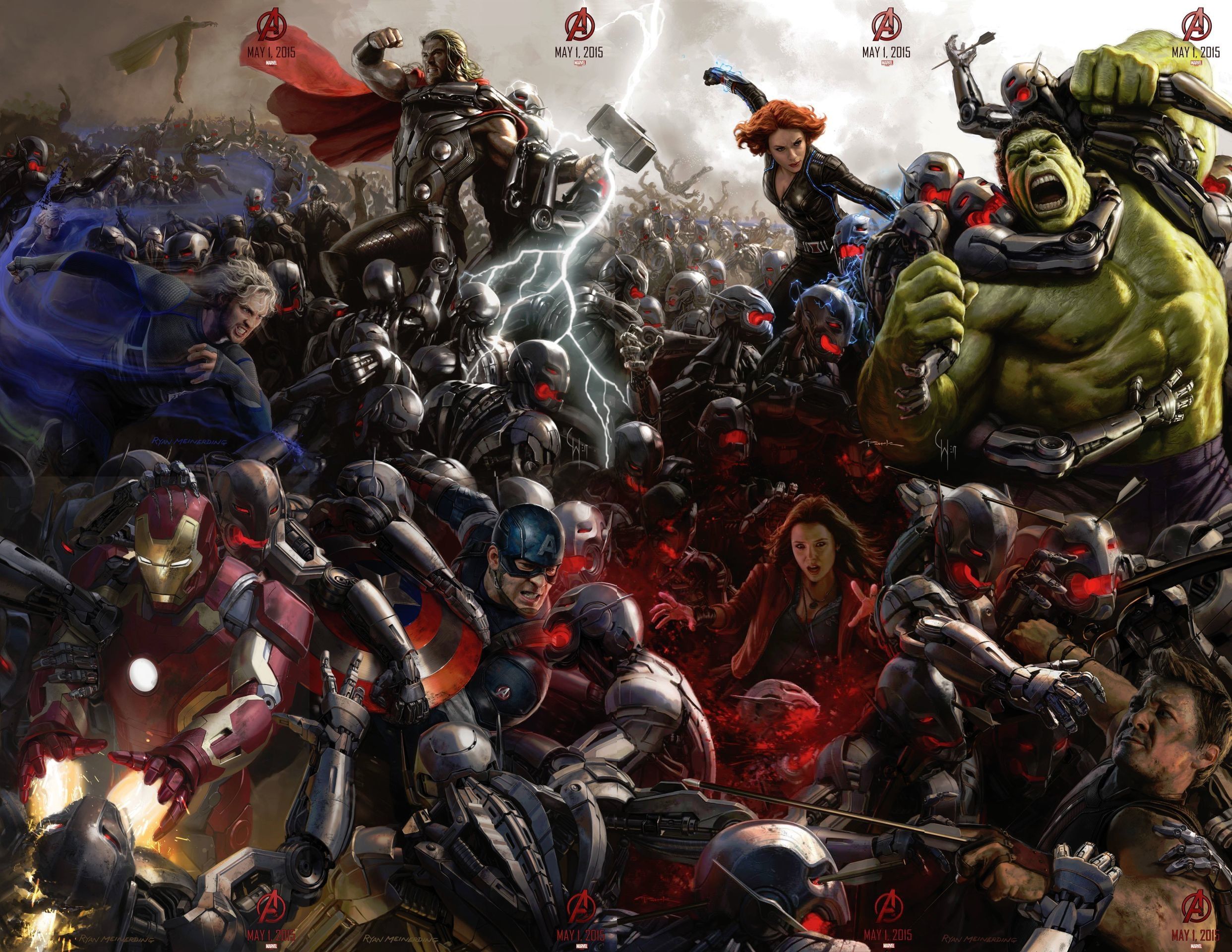 Avengers: Age of Ultron Concept Art Poster Revealed