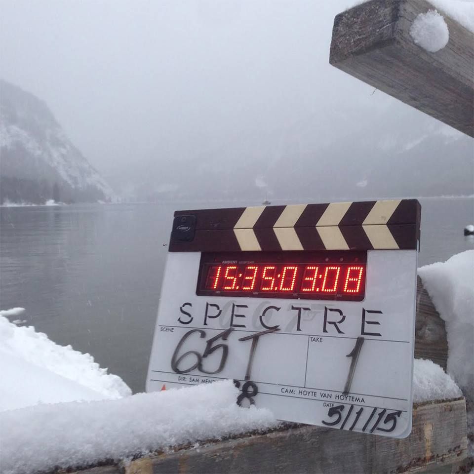 On-set photo from Spectre