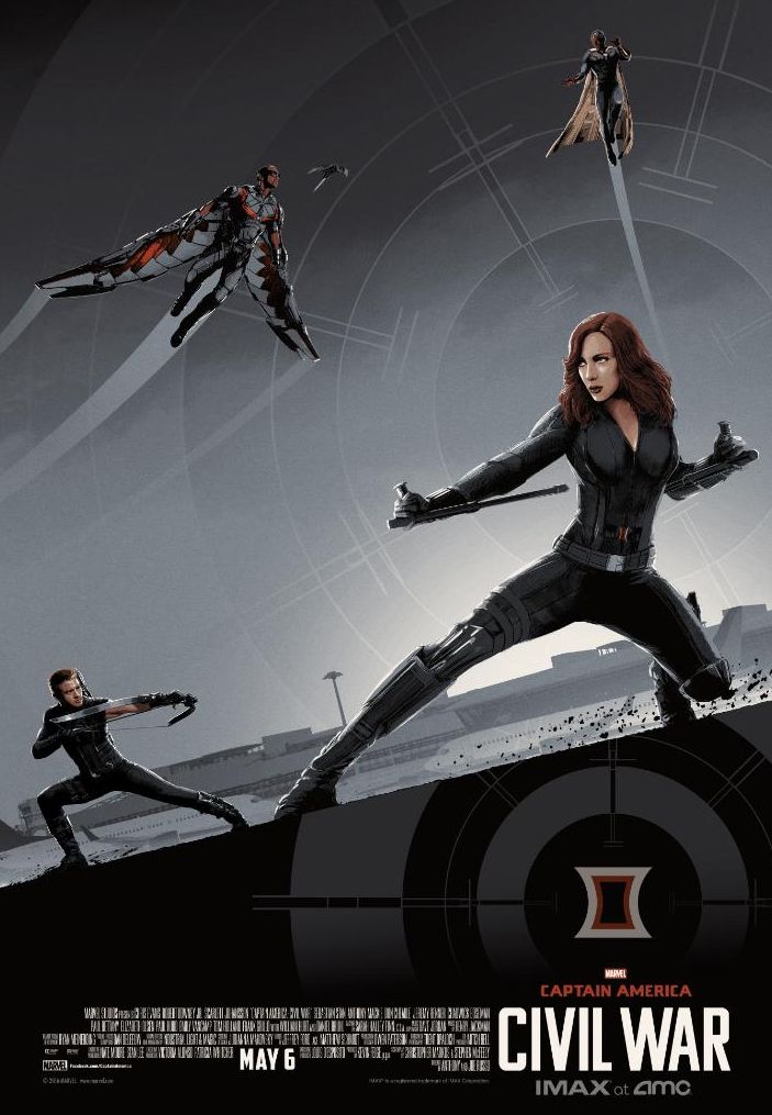 Black Widow at the forefront in new IMAX poster