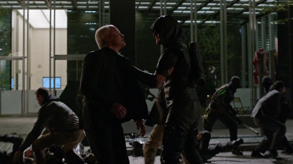 Green Arrow&#039;s final confrontation with Damian Darhk
